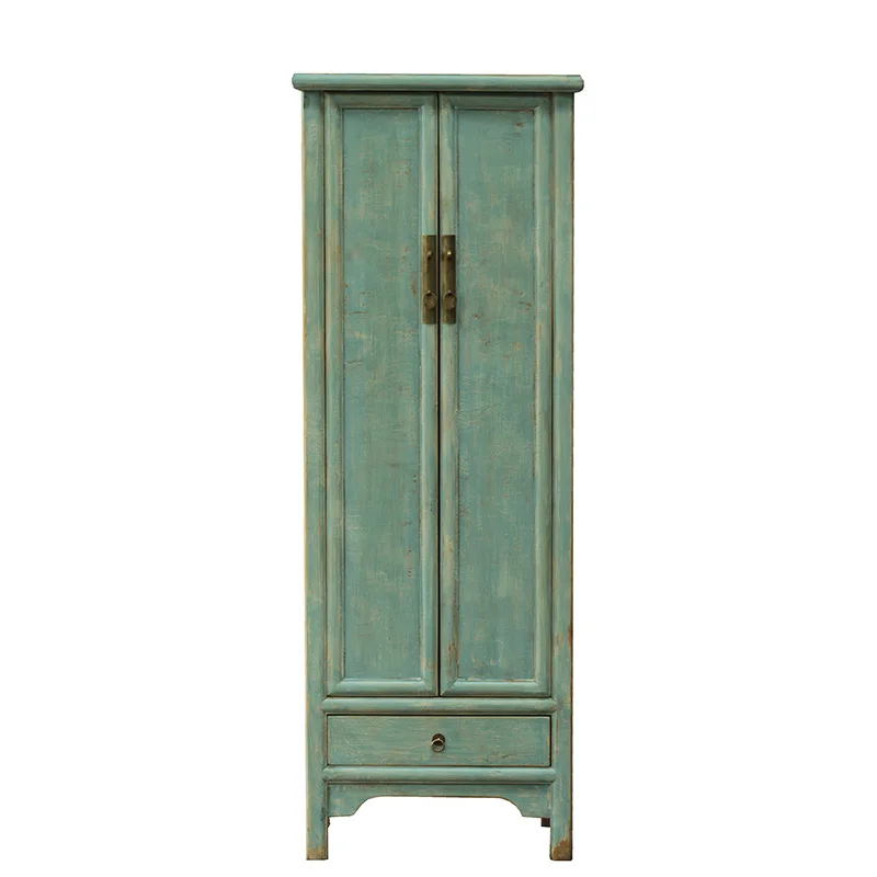 Chinese antique style wooden bedroom blue cloth wardrobe, household, civilian furniture
Chinese antique style wooden bedroom blue cloth wardrobe, household, civilian furniture