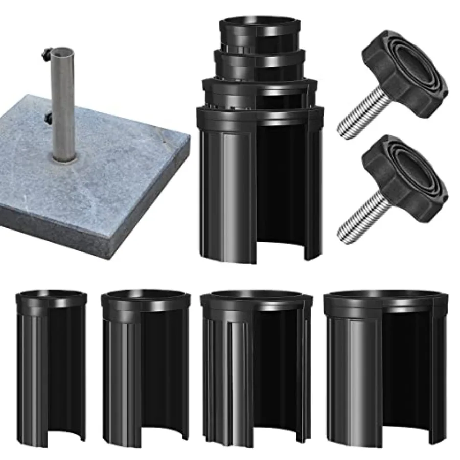 6 Pcs Patio Umbrella Replacement Parts Patio Umbrella Base Insert Parasol Base Stand Hole Ring Plug Cover with Hand Knob Suit f
6 Pcs Patio Umbrella Replacement Parts Patio Umbrella Base Insert Parasol Base Stand Hole Ring Plug Cover with Hand Knob Suit f