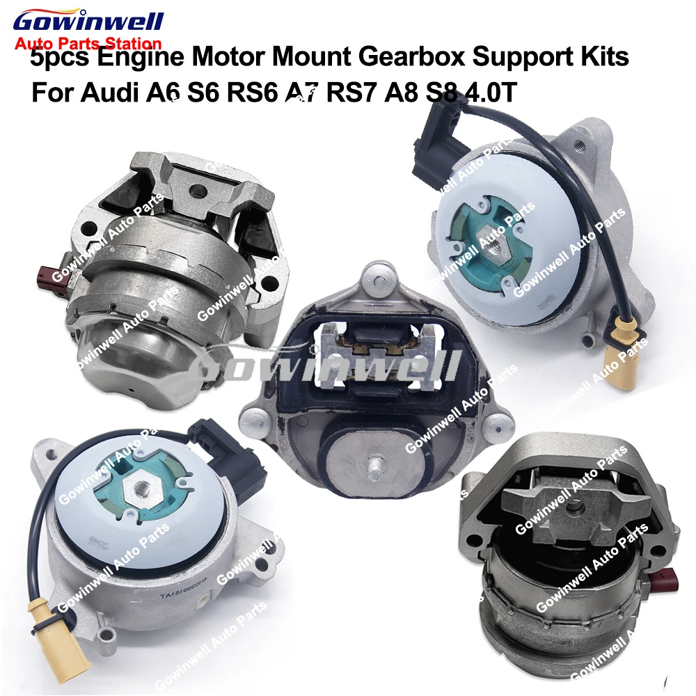 5X Sensor Hydro Engine Mount Gearbox Mount Kits For Audi A6 S6 RS6 A7 RS7 A8 S8 4.0T 4H0199255T 4H0199256T 4H0399151AT 8K0399151 
5X Sensor Hydro Engine Mount Gearbox Mount Kits For Audi A6 S6 RS6 A7 RS7 A8 S8 4.0T 4H0199255T 4H0199256T 4H0399151AT 8K0399151
