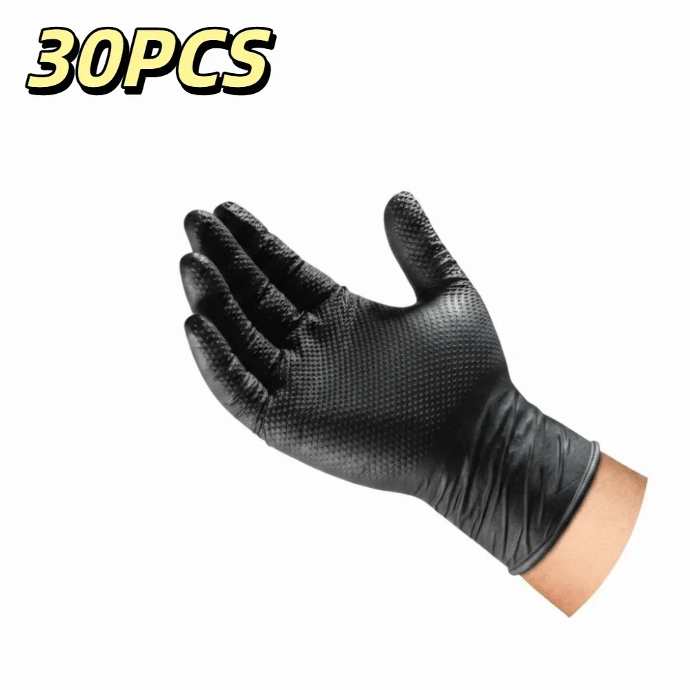 Heavy Duty Black Color Nitrile Gloves Latex Free Diamond Textured Heavy Duty Gloves Raised Texture Mechanic Gloves Safety Gloves
Heavy Duty Black Color Nitrile Gloves Latex Free Diamond Textured Heavy Duty Gloves Raised Texture Mechanic Gloves Safety Gloves