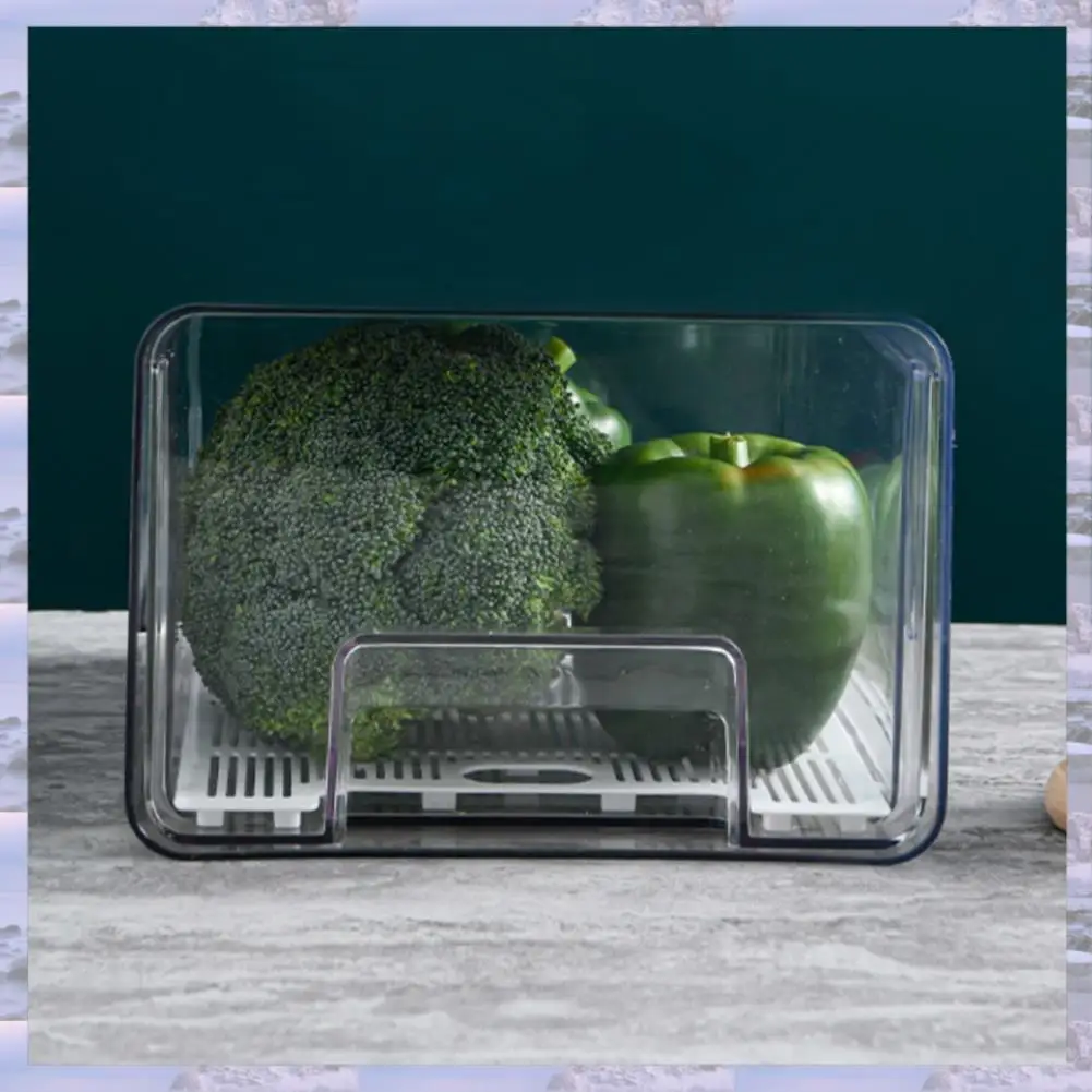 Plastic Fruit Vegetable Storage With Drainer Fridge Organizer Keep Fresh Food Container
Plastic Fruit Vegetable Storage With Drainer Fridge Organizer Keep Fresh Food Container