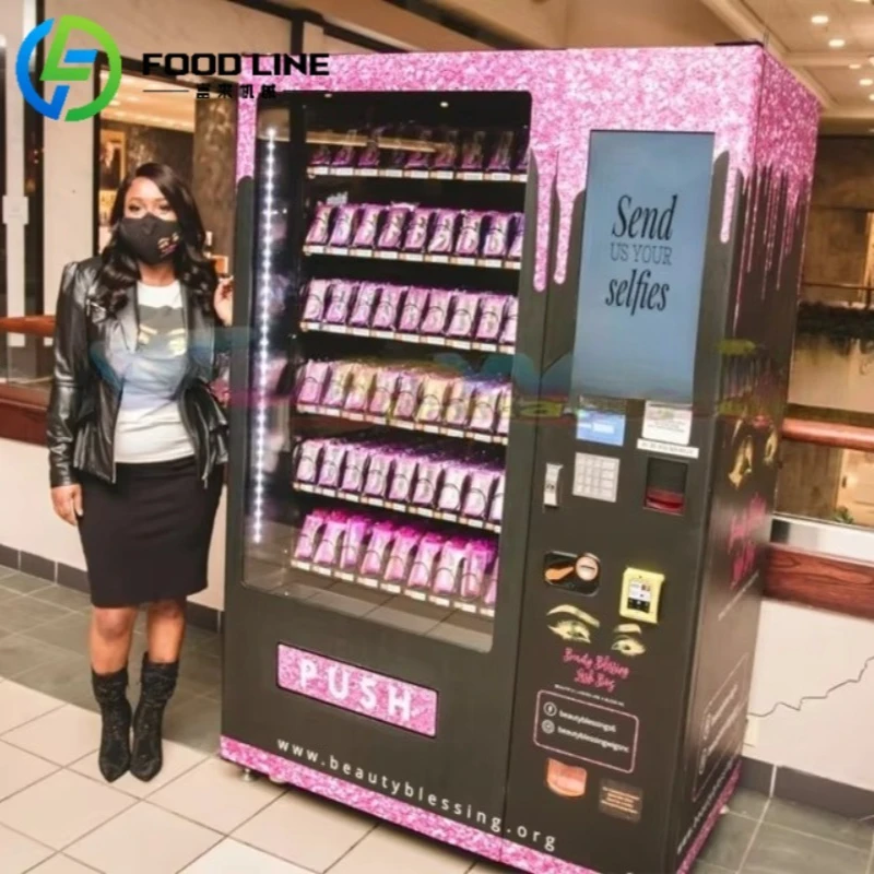 Custom Eyelash Vending Machine Cosmetic Makeup Wig Product Dispenser For Business With Cashless Payment System
Custom Eyelash Vending Machine Cosmetic Makeup Wig Product Dispenser For Business With Cashless Payment System