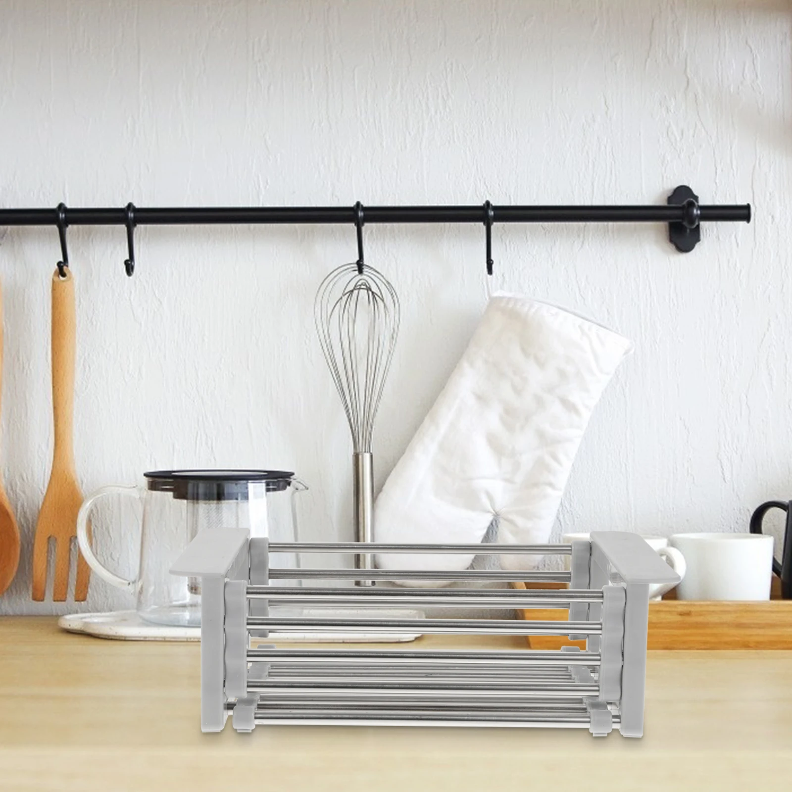 1pc Stainless Steel Draining Rack Telescopic Sink Shelf Fruit Vegetable Washer Easy Clean Home Storage Tool
1pc Stainless Steel Draining Rack Telescopic Sink Shelf Fruit Vegetable Washer Easy Clean Home Storage Tool