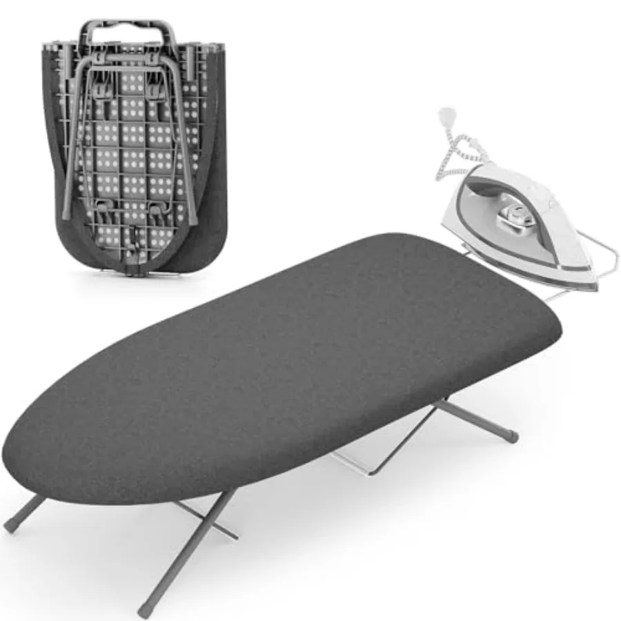 Tabletop Ironing Board, Small Ironing Boards with Iron Rest, Folding Iron Board, Extra Thick Cover, Portable Tabletop Ironing B
Tabletop Ironing Board, Small Ironing Boards with Iron Rest, Folding Iron Board, Extra Thick Cover, Portable Tabletop Ironing B