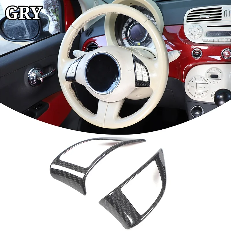 Car Steering Wheel Button Frame Cover Trim For Fiat 500 Abarth 595 695 2008-2015 Real Carbon Fiber Interior Accessories
Car Steering Wheel Button Frame Cover Trim For Fiat 500 Abarth 595 695 2008-2015 Real Carbon Fiber Interior Accessories