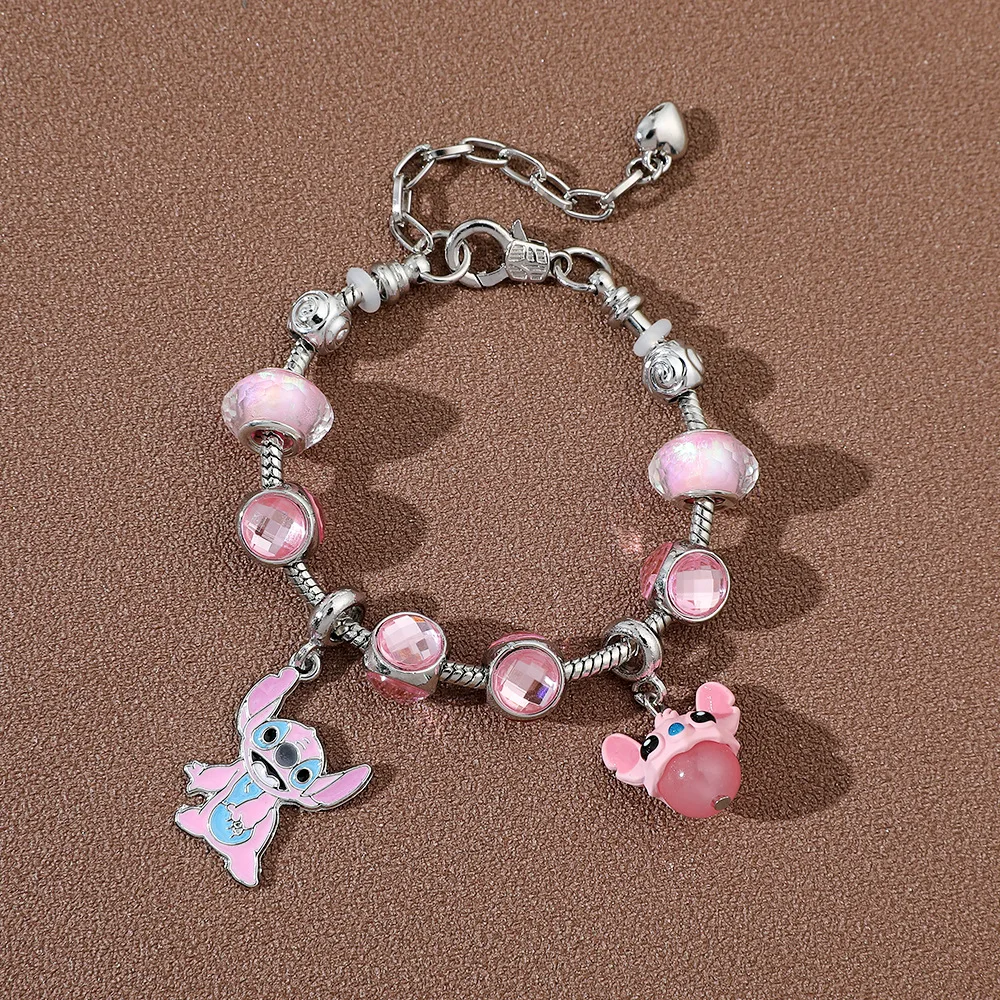 Kawaii Stitch Diamond Bracelet New Anime Adjustable Bracelet Couple Jewelry Fashion Girl Holiday Gifts
Kawaii Stitch Diamond Bracelet New Anime Adjustable Bracelet Couple Jewelry Fashion Girl Holiday Gifts