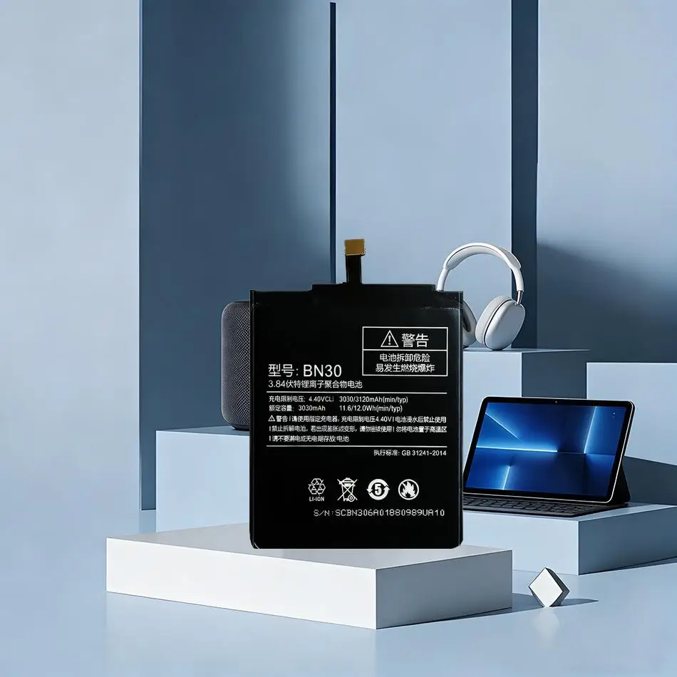 Аккумулятор для мобильного телефона Xiaomi Redmi 4A BN30 с хорошими характеристиками при низких температурах, 3030 мАч
Аккумулятор для мобильного телефона Xiaomi Redmi 4A BN30 с хорошими характеристиками при низких температурах, 3030 мАч