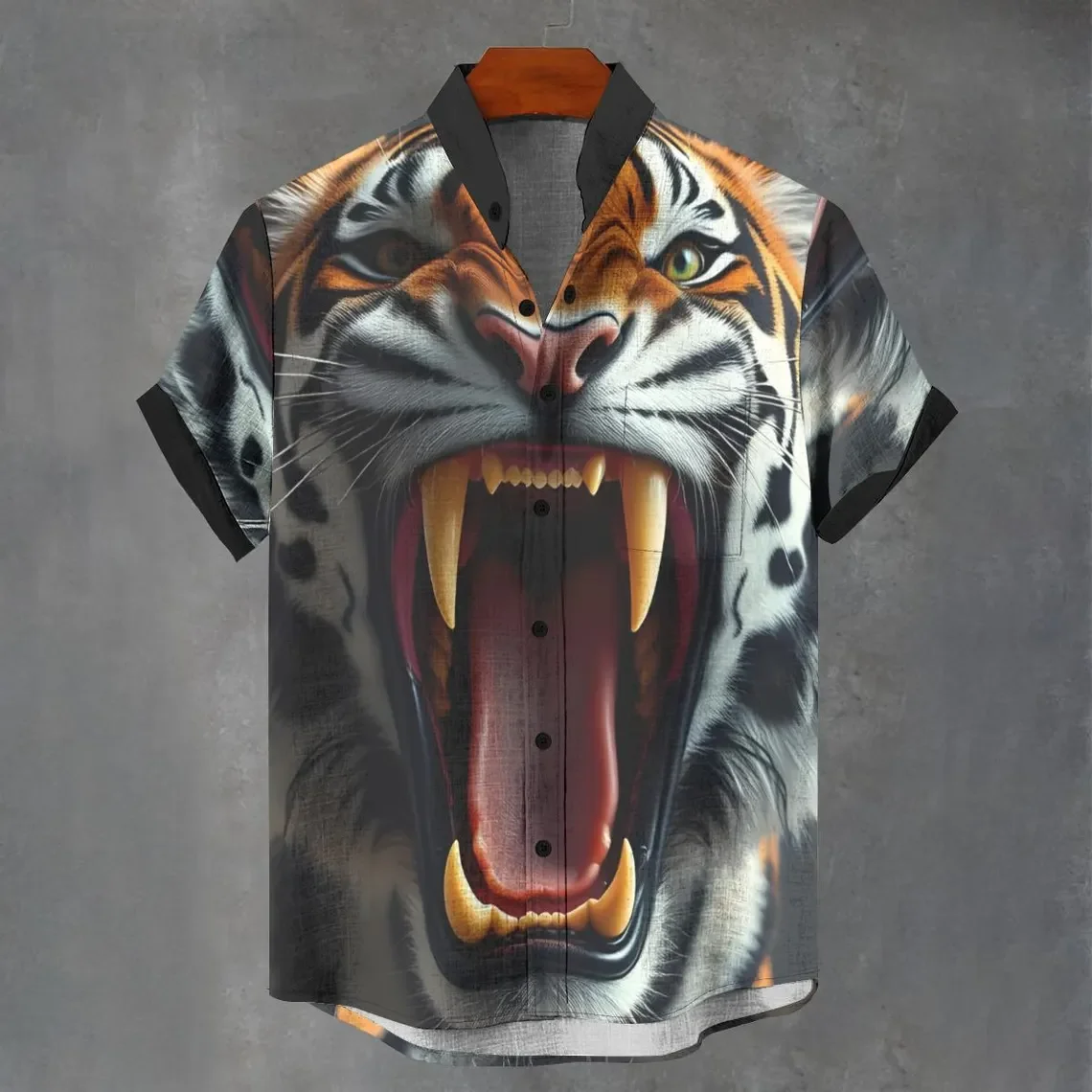 2025 men's summer casual linen short sleeved shirt high-quality button casual short sleeved top,3D high-end fashionable printing
2025 men's summer casual linen short sleeved shirt high-quality button casual short sleeved top,3D high-end fashionable printing