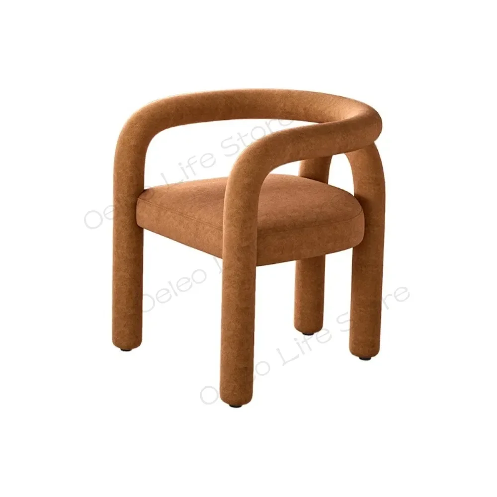 Armchair Scandinavian Designer Creative Curved Hotel Homestay Cashmere Dining Model Room Backrest Leisure Chair New 2024
Armchair Scandinavian Designer Creative Curved Hotel Homestay Cashmere Dining Model Room Backrest Leisure Chair New 2024