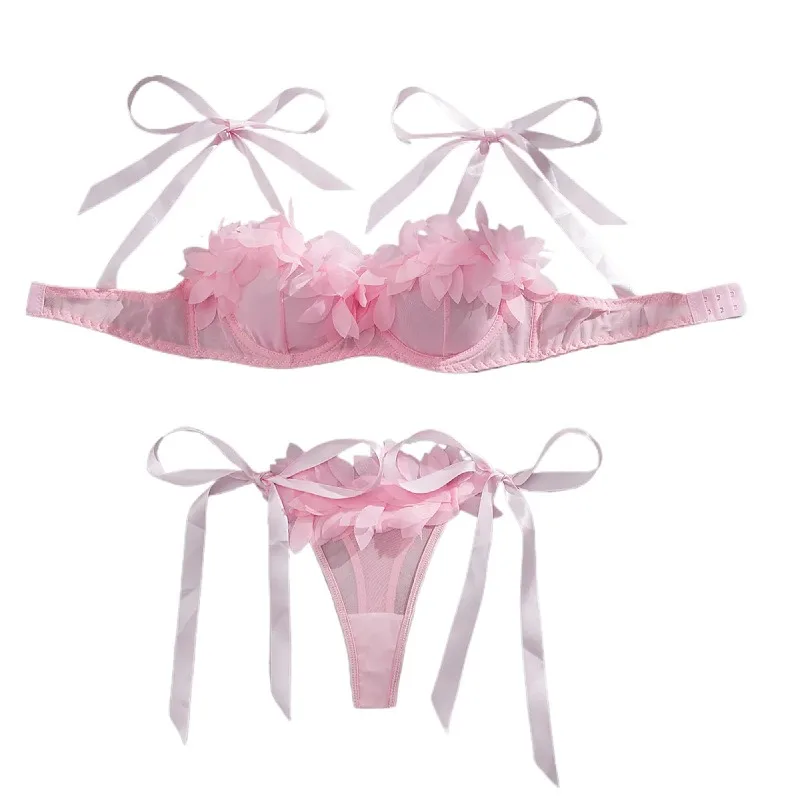 Western Mesh See Through Bowknot Lace Up Bra Womens Pure Erotic Seductive Underwear Apparel Clothing Sexy Lingerie Set
Western Mesh See Through Bowknot Lace Up Bra Womens Pure Erotic Seductive Underwear Apparel Clothing Sexy Lingerie Set