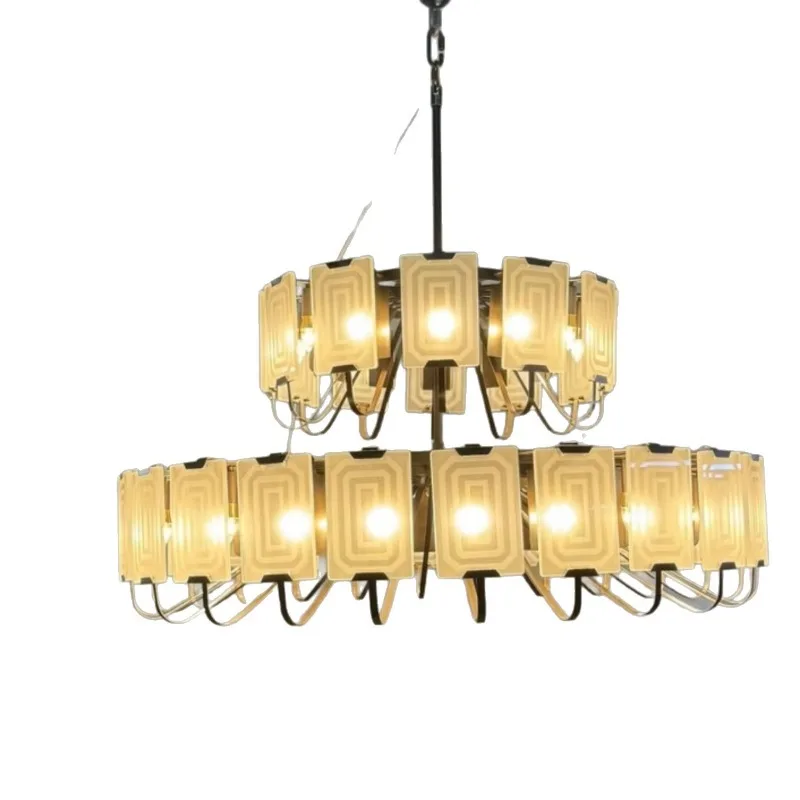 Modern minimalist restaurant art chandelier personalized hotel banquet hall catering shop, minimalist engineering lamps
Modern minimalist restaurant art chandelier personalized hotel banquet hall catering shop, minimalist engineering lamps