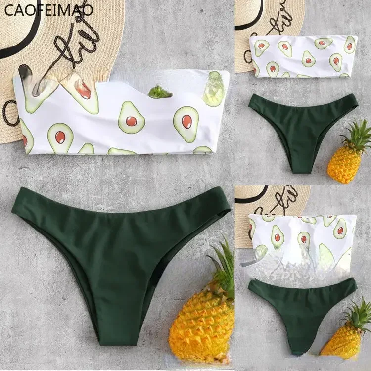 Caofeimao 2025 Bikini High Waist Strapless Sexy Bikini Women Swimwear Women Swimsuit Padded Bathing Suit Pure Color
Caofeimao 2025 Bikini High Waist Strapless Sexy Bikini Women Swimwear Women Swimsuit Padded Bathing Suit Pure Color