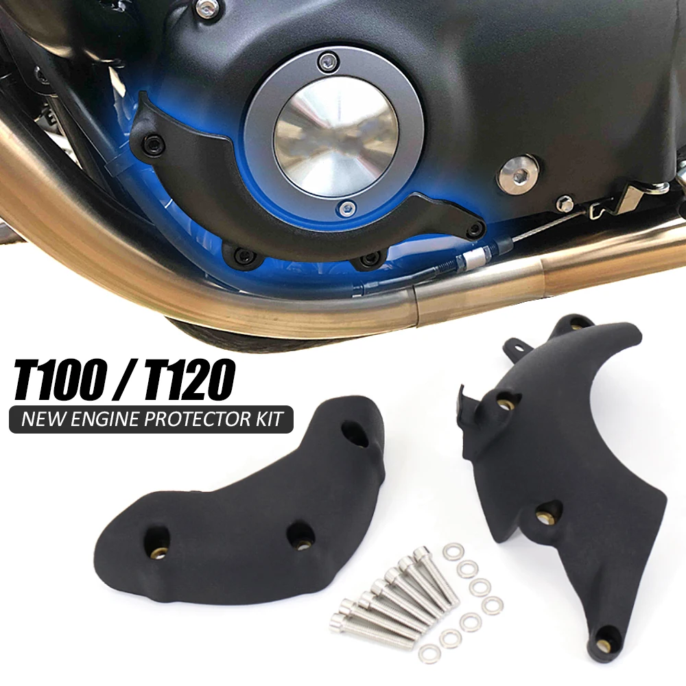 Новинка для Bonneville T100, черная защита двигателя T120, чехол-слайдер, защитный клапан 2017 - 2021 2022
Новинка для Bonneville T100, черная защита двигателя T120, чехол-слайдер, защитный клапан 2017 - 2021 2022