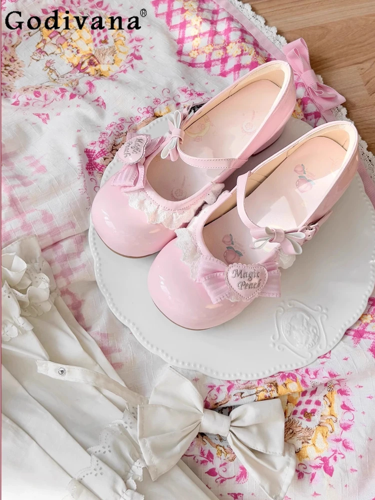 Sweetheart Girl Lolita Japanese Original Strawberry Cute Lo Shoes 2025 New Sweet Doll Style Mary Jane Flats
Sweetheart Girl Lolita Japanese Original Strawberry Cute Lo Shoes 2025 New Sweet Doll Style Mary Jane Flats