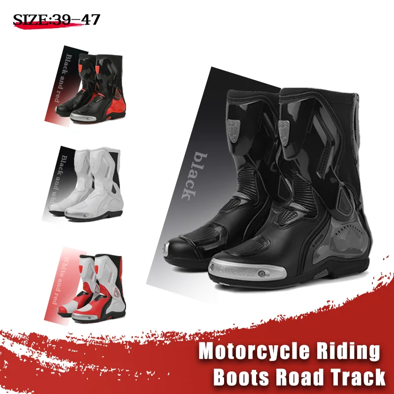 Men Motorcycle Riding Boots Professional Highway Racing Sports Motorcycle Shoes Titanium Alloy Motocross Boots Botas Hombre
Men Motorcycle Riding Boots Professional Highway Racing Sports Motorcycle Shoes Titanium Alloy Motocross Boots Botas Hombre