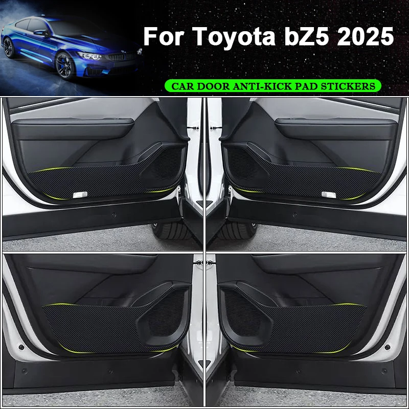 For Toyota BZ5 2025 Carbon Fiber PU Leather Material Door Anti Kick Pad Anti Scratch and Step Protection Film Decor Accessories
For Toyota BZ5 2025 Carbon Fiber PU Leather Material Door Anti Kick Pad Anti Scratch and Step Protection Film Decor Accessories