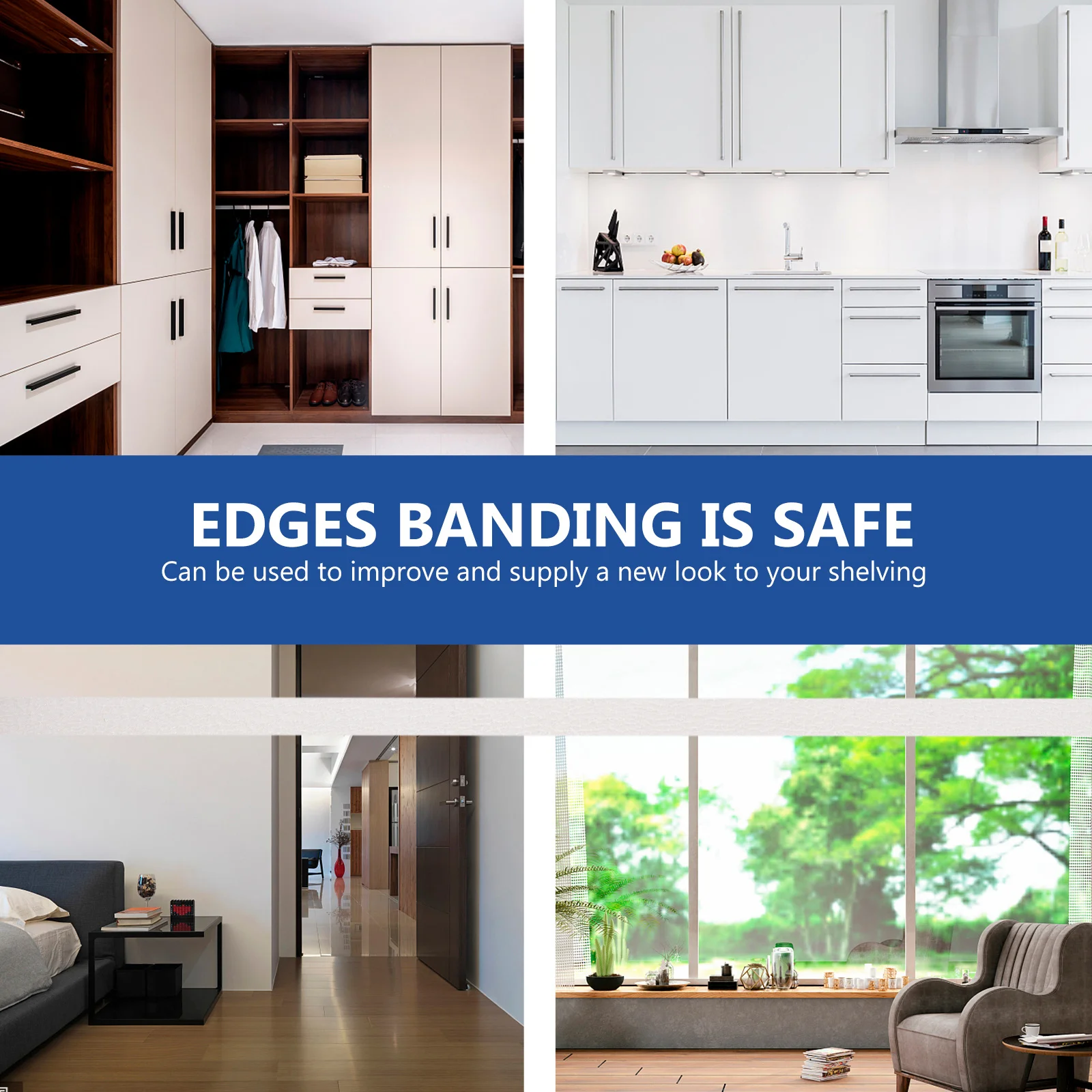 1 Roll 10M Pre-Glued Veneer Edging Tape Flexible Strong Adhesive Banding for Countertop Plywood Mdf Sealing and Cabinet
1 Roll 10M Pre-Glued Veneer Edging Tape Flexible Strong Adhesive Banding for Countertop Plywood Mdf Sealing and Cabinet