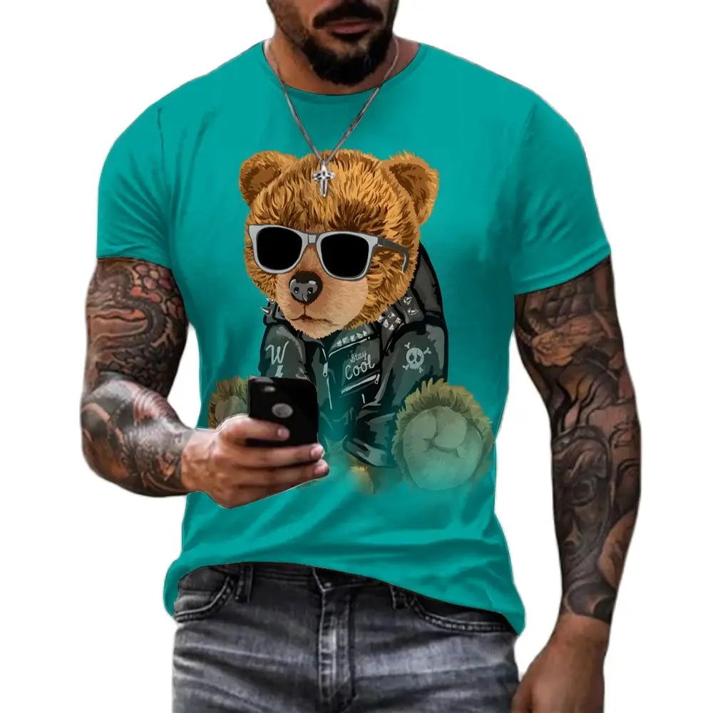 Men's Summer T-shirt, High-definition 3D Printed Loose Fitting Shirt, Round Neck Short Sleeves, Young and Fashionable Trend
Men's Summer T-shirt, High-definition 3D Printed Loose Fitting Shirt, Round Neck Short Sleeves, Young and Fashionable Trend