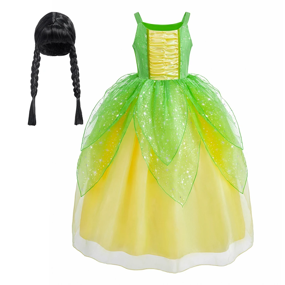 Summer Dress Baby Girls Halloween Elf Cosplay Fairy Princess Dresses Christmas Forest Queen Kids Birthday Party Carnival Costume
Summer Dress Baby Girls Halloween Elf Cosplay Fairy Princess Dresses Christmas Forest Queen Kids Birthday Party Carnival Costume