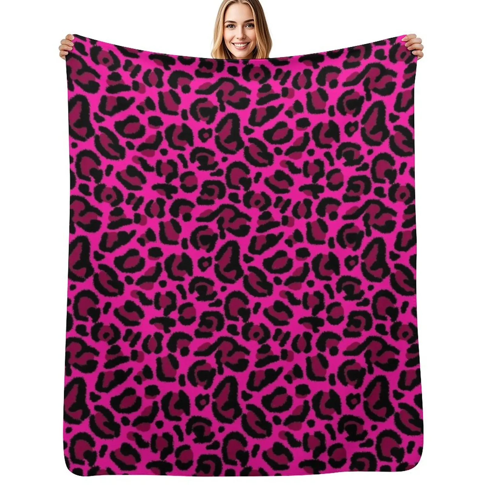 Hot Pink Y2K Aesthetic Leopard Print Throw Blanket blankets and throws Cute Decorative Throw Baby Blankets
Hot Pink Y2K Aesthetic Leopard Print Throw Blanket blankets and throws Cute Decorative Throw Baby Blankets