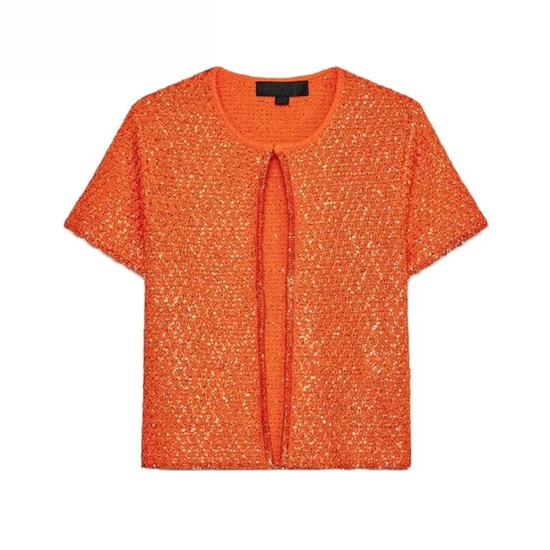 Knitted Bead Outerwear Wide oulder Strap 2025 Autumn Bright Sequins Women's Loose Fit Cardigan ort Sve round Ne Pure...
Knitted Bead Outerwear Wide oulder Strap 2025 Autumn Bright Sequins Women's Loose Fit Cardigan ort Sve round Ne Pure...
