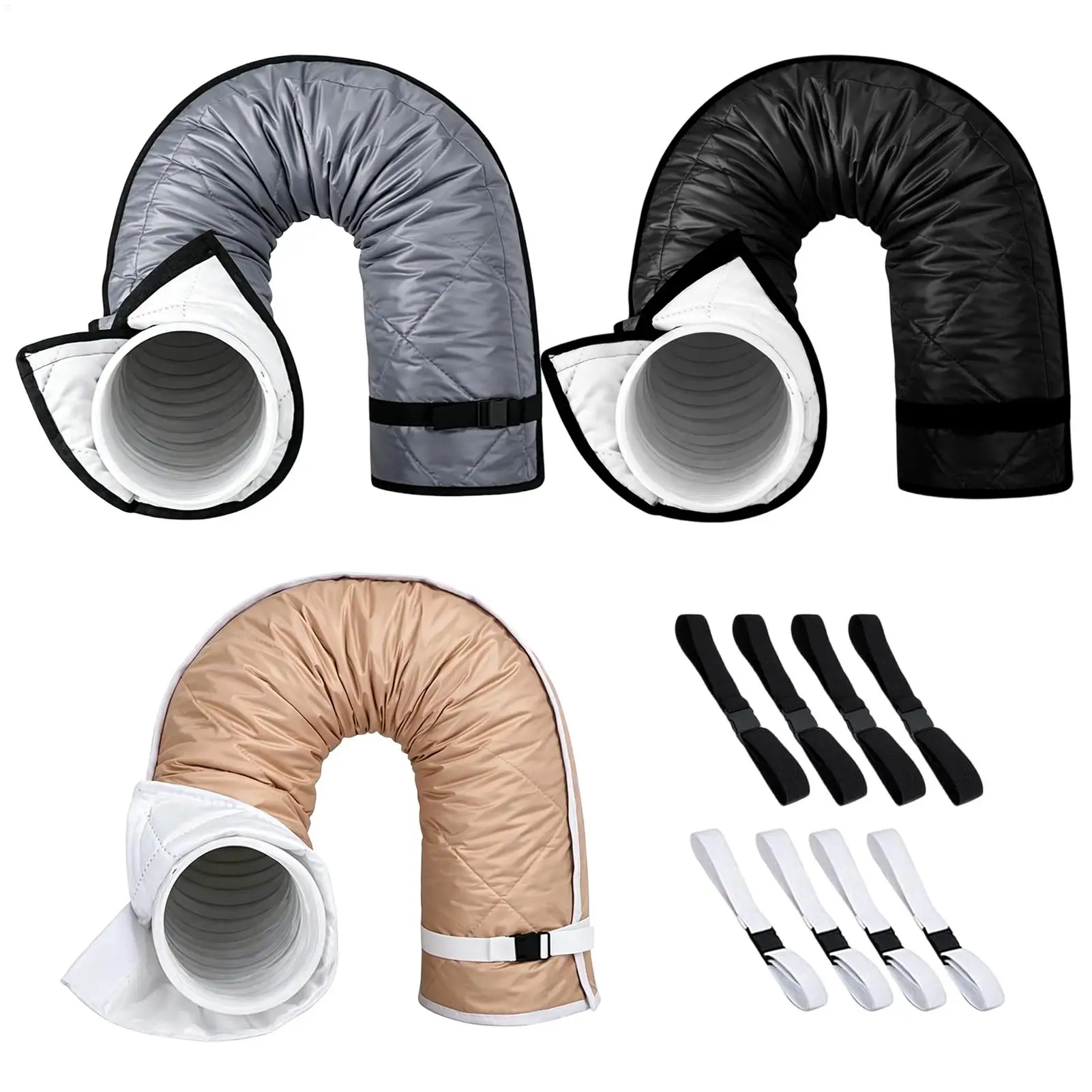 Portable AC Hose Insulation Sleeve Adjustable Heat Insulated Pipe Parts Air Conditioner Insulation For 5 & 5.9-inch Diameter
Portable AC Hose Insulation Sleeve Adjustable Heat Insulated Pipe Parts Air Conditioner Insulation For 5 & 5.9-inch Diameter