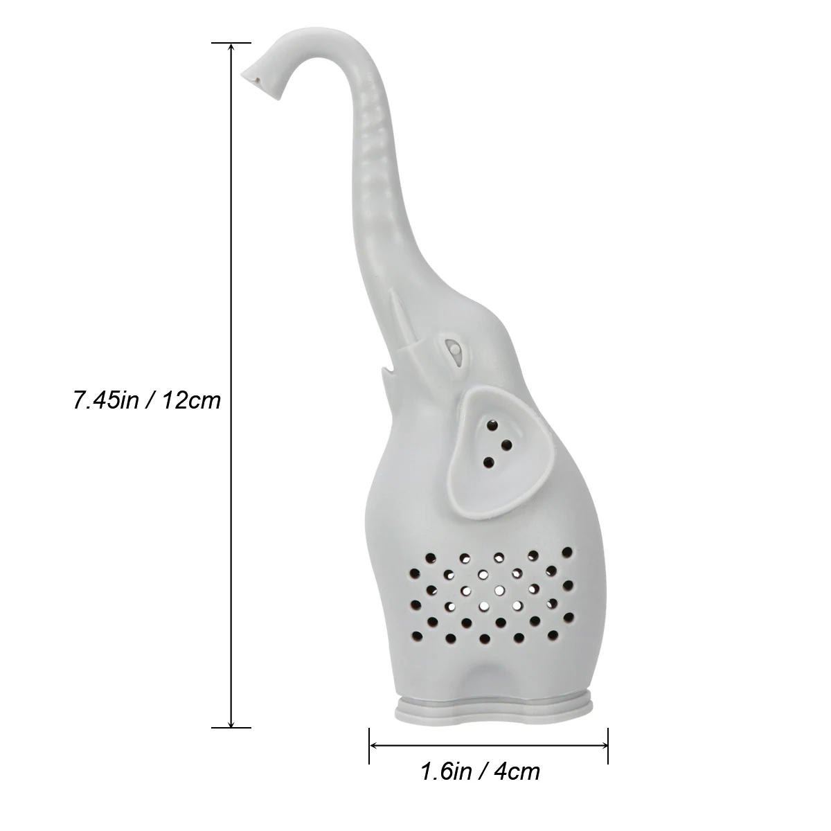 Elephant Tea Leaf Strainer Food Grade Silicone Herbal Filter Diffuser Spice Steeper Non Corrosive Safe Non Toxic Tea Infuser
Elephant Tea Leaf Strainer Food Grade Silicone Herbal Filter Diffuser Spice Steeper Non Corrosive Safe Non Toxic Tea Infuser