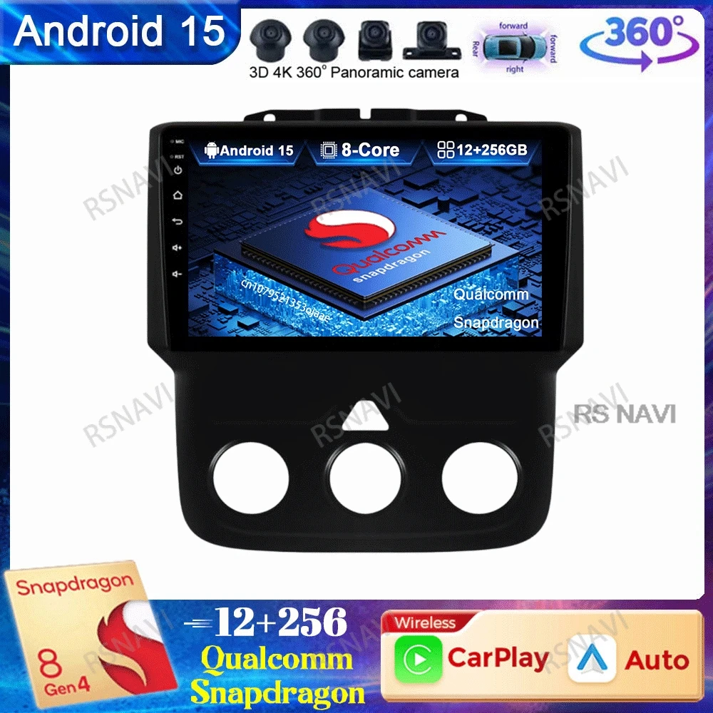 Car Radio Android 14 For Dodge RAM 1500 2500 2013-2019 360 Camera WIFI+4G DVD Carplay AUTO Wireless DSP Qualcomm AI Voice QLED
Car Radio Android 14 For Dodge RAM 1500 2500 2013-2019 360 Camera WIFI+4G DVD Carplay AUTO Wireless DSP Qualcomm AI Voice QLED