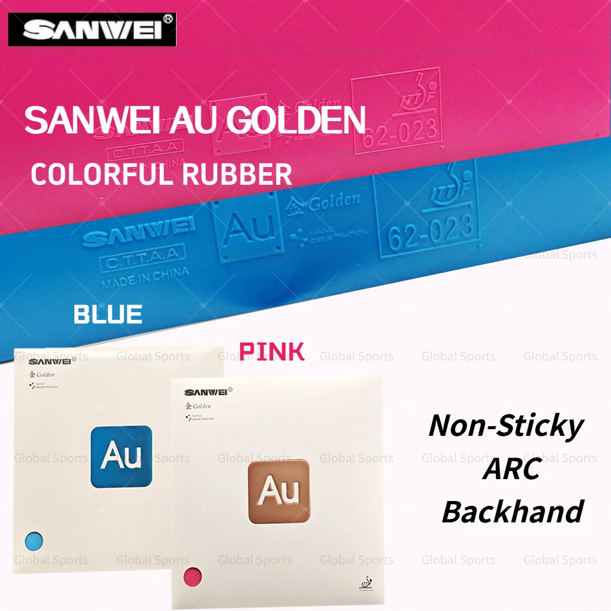 SANWEU AU Golden Colorful Table Tennis Rubber Ultra Light Astringent Pimple in Cake Sponge Blue Pink Ping Pong Rubber Arc Loop
SANWEU AU Golden Colorful Table Tennis Rubber Ultra Light Astringent Pimple in Cake Sponge Blue Pink Ping Pong Rubber Arc Loop