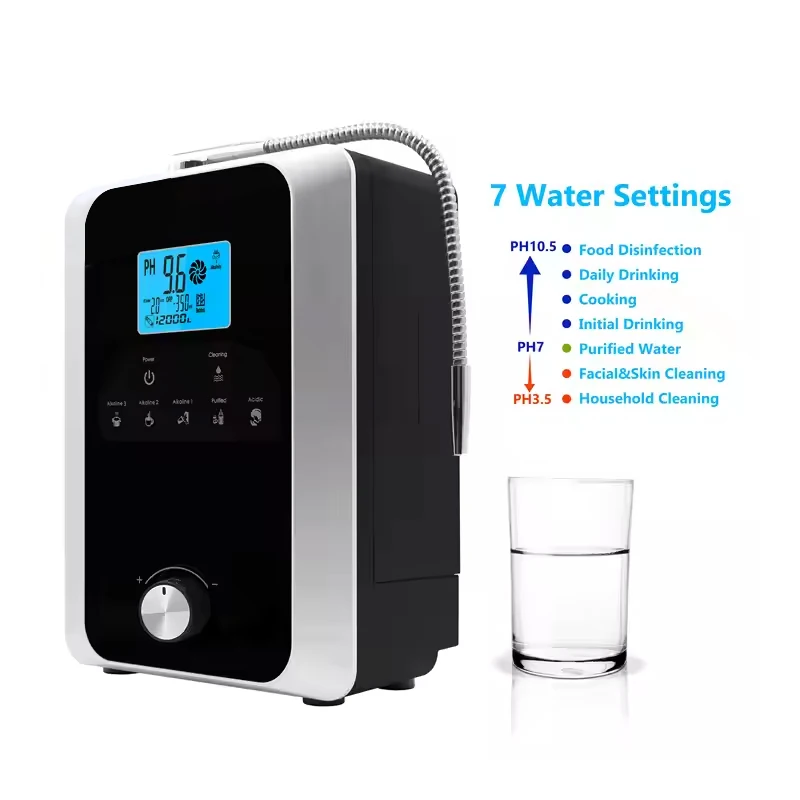 Wholesale Alkaline Water Machine Japan Titanium Platinum Coating Alkaline Water Dispenser Home Use Kangen PH Water Ionizer
Wholesale Alkaline Water Machine Japan Titanium Platinum Coating Alkaline Water Dispenser Home Use Kangen PH Water Ionizer