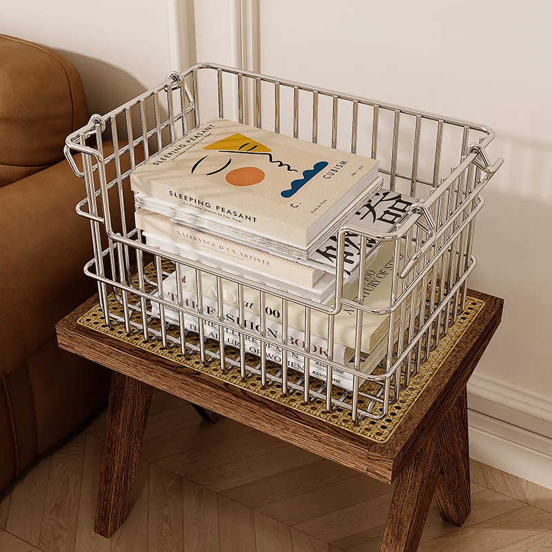 PYH stainless steel storage basket 304 bathroom thickened snack vegetable basket kitchen floor storage basket
PYH stainless steel storage basket 304 bathroom thickened snack vegetable basket kitchen floor storage basket