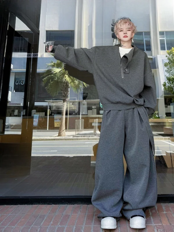 Spring New Faion Casual Sport Hoodie Set Men Color Fake Two-Piece Zipper Hoodie Casual Pants Two-Piece Set Youth
Spring New Faion Casual Sport Hoodie Set Men Color Fake Two-Piece Zipper Hoodie Casual Pants Two-Piece Set Youth