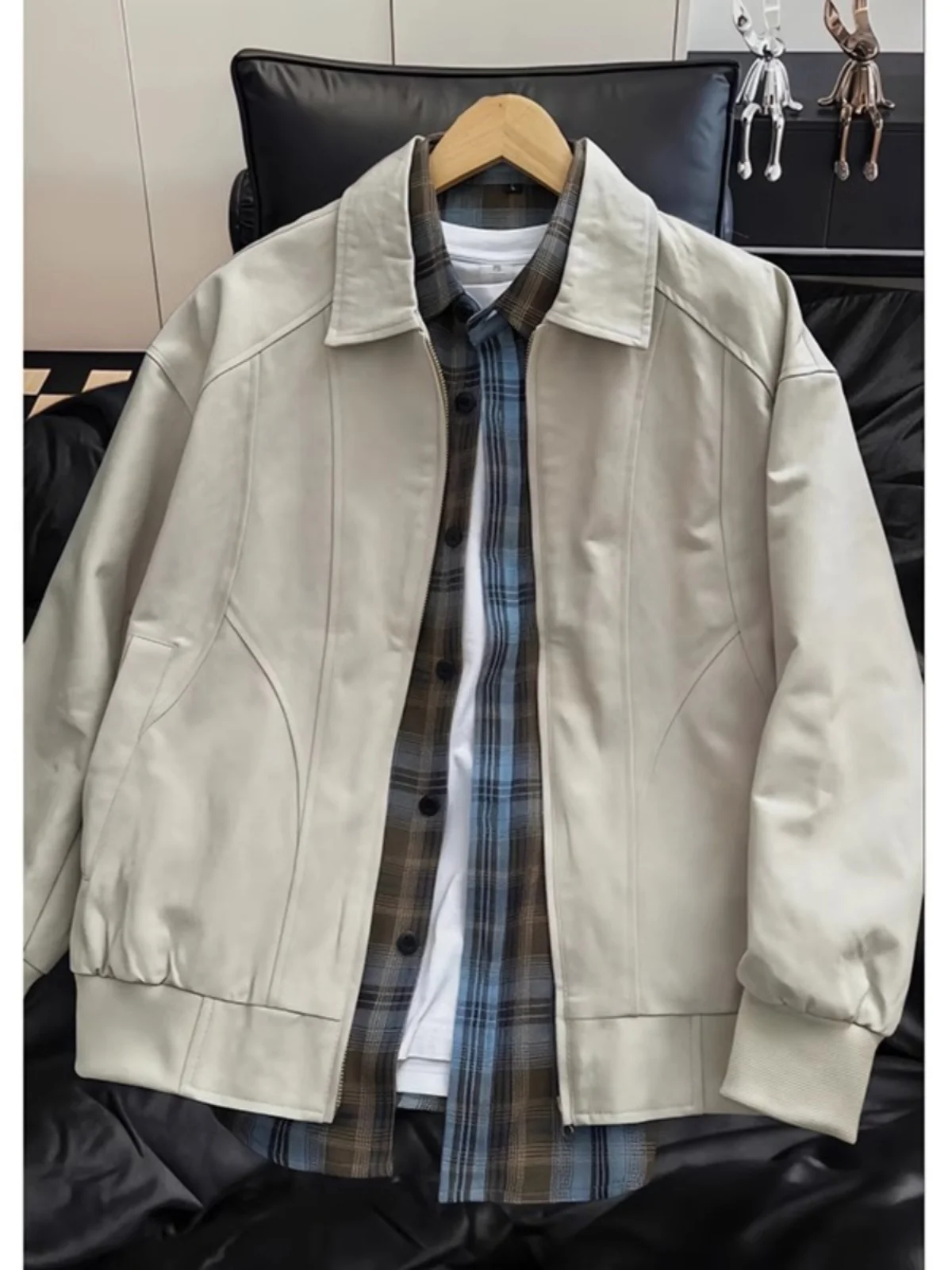 Мужская вельветовая летная куртка цвета хаки с воротником irt Cleanfit, модная верхняя одежда Haome Harlington, весенний сезон
Мужская вельветовая летная куртка цвета хаки с воротником irt Cleanfit, модная верхняя одежда Haome Harlington, весенний сезон