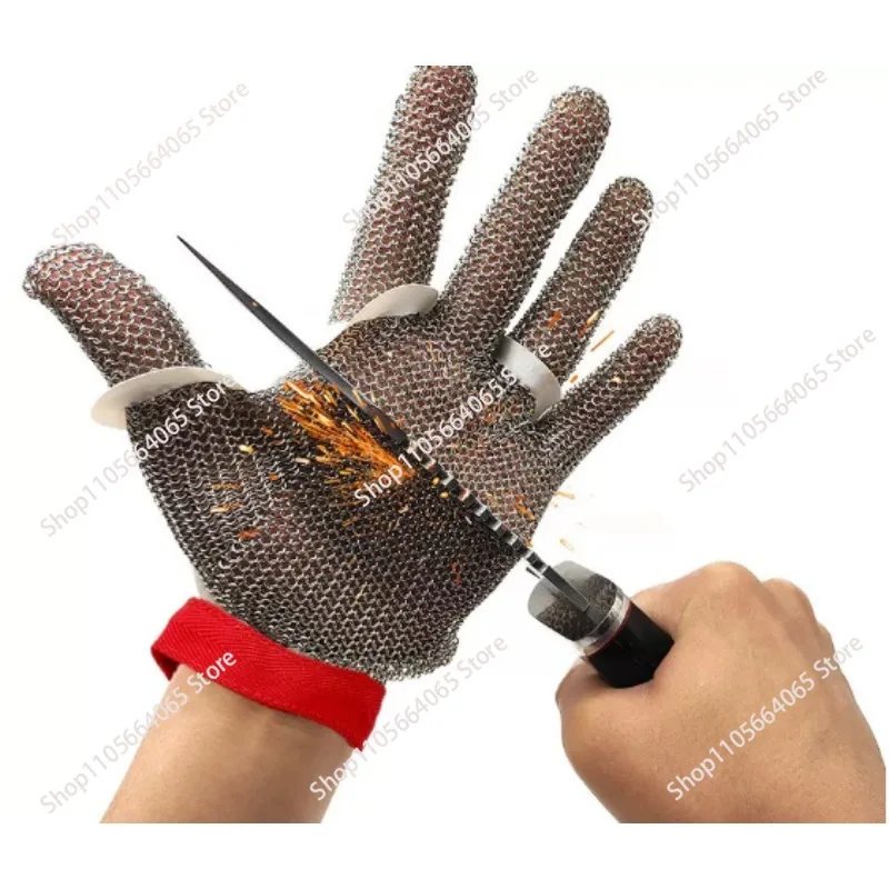 304 Stainless Steel Cut Resistant Gloves Grade 5 Safety Protection (1PC)
304 Stainless Steel Cut Resistant Gloves Grade 5 Safety Protection (1PC)