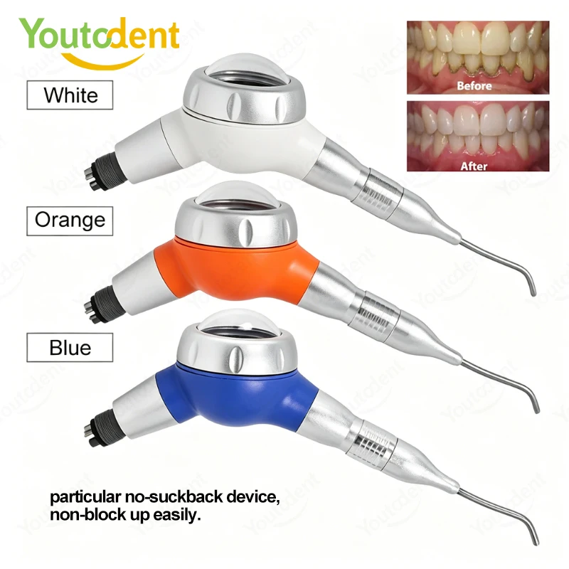 Dental Air Polisher Sandblasting Air Flow Prophy Jet Sand Blasting Handpiece Teeth Stain Removal For Dental Clinic Dentist Use
Dental Air Polisher Sandblasting Air Flow Prophy Jet Sand Blasting Handpiece Teeth Stain Removal For Dental Clinic Dentist Use