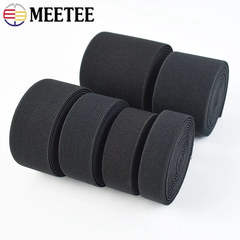 2/5/10M Meetee 20-70mm Black Elastic Bands for Bra Strap Elasticity Belt Rubber Band Stretch Webbing Tape DIY Sewing Accessories
2/5/10M Meetee 20-70mm Black Elastic Bands for Bra Strap Elasticity Belt Rubber Band Stretch Webbing Tape DIY Sewing Accessories