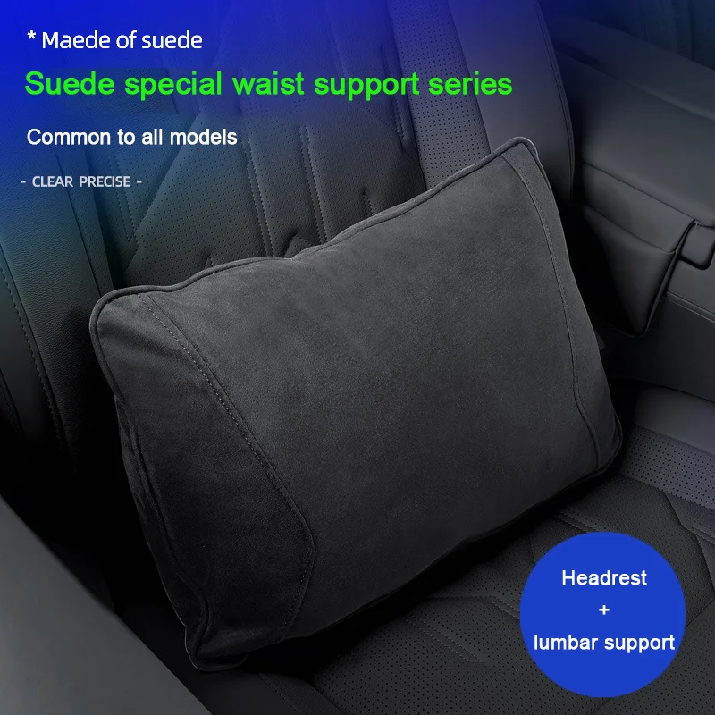 Suede Universal Car Massage Neck Waist Support Headrest Pillow Cover Cushion For Volkswagen AUDI TESLA BMW TOYOTA HONDA Mercedes
Suede Universal Car Massage Neck Waist Support Headrest Pillow Cover Cushion For Volkswagen AUDI TESLA BMW TOYOTA HONDA Mercedes