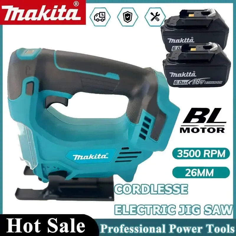 Makita 18V Portable Cordless Jig Saw 26mm Electric Curved Saw Multi-Function Cutting Woodworking Tool For 18V Battery
Makita 18V Portable Cordless Jig Saw 26mm Electric Curved Saw Multi-Function Cutting Woodworking Tool For 18V Battery