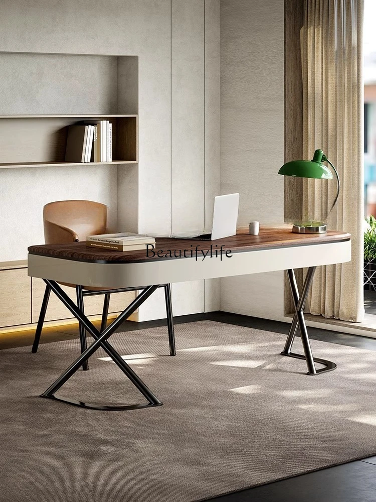 Italian light luxury high-end desk modern simple office writing desk computer desk
Italian light luxury high-end desk modern simple office writing desk computer desk