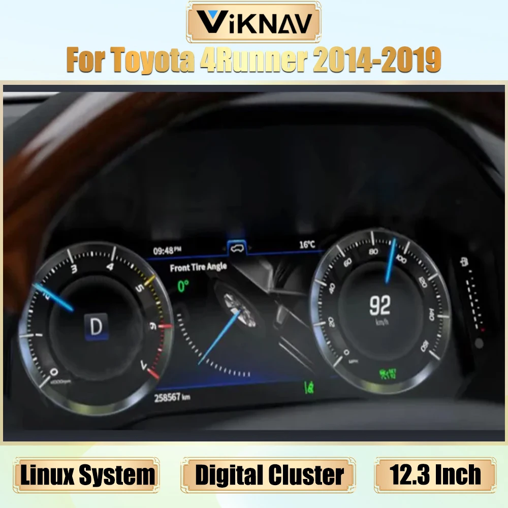 Панель приборной панели с цифровым кластером Viknav для Toyota 4Runner 2014-2019 Linux, виртуальный спидометр, цифровой приборный кластер, кабина
Панель приборной панели с цифровым кластером Viknav для Toyota 4Runner 2014-2019 Linux, виртуальный спидометр, цифровой приборный кластер, кабина