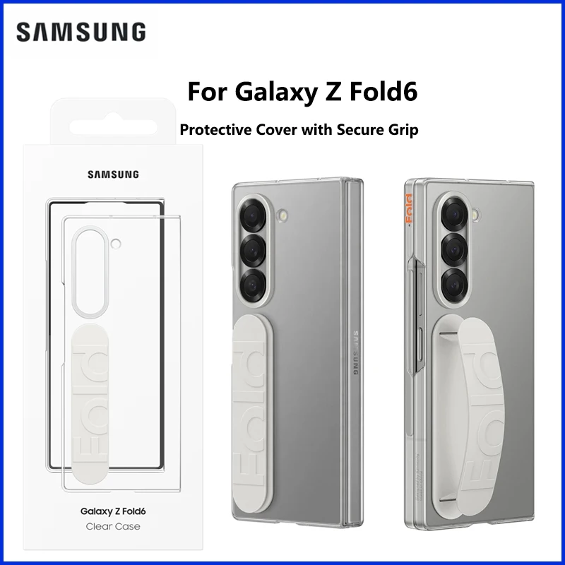Original Samsung Galaxy Z Fold 6 Clear Phone Case Protective Cover with Secure Grip Thin Design EF-QF956
Original Samsung Galaxy Z Fold 6 Clear Phone Case Protective Cover with Secure Grip Thin Design EF-QF956