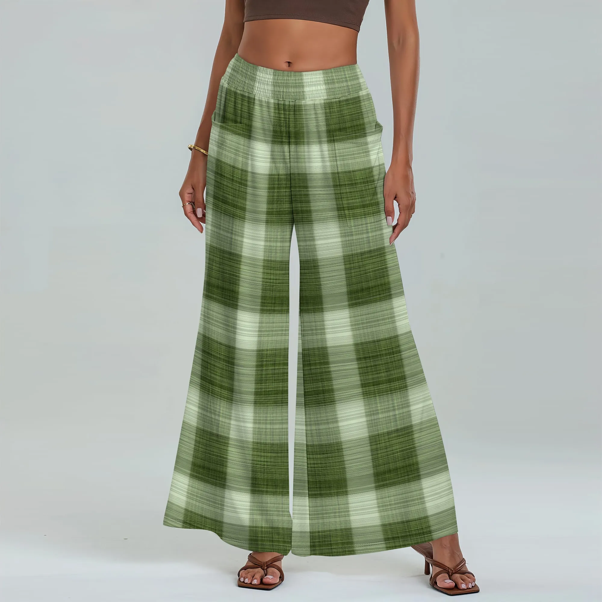 Women's Wide Leg Pants with Pockets All Seasons Casual Comfort Plaid Pattern for College Game Day Tailgate Party
Women's Wide Leg Pants with Pockets All Seasons Casual Comfort Plaid Pattern for College Game Day Tailgate Party