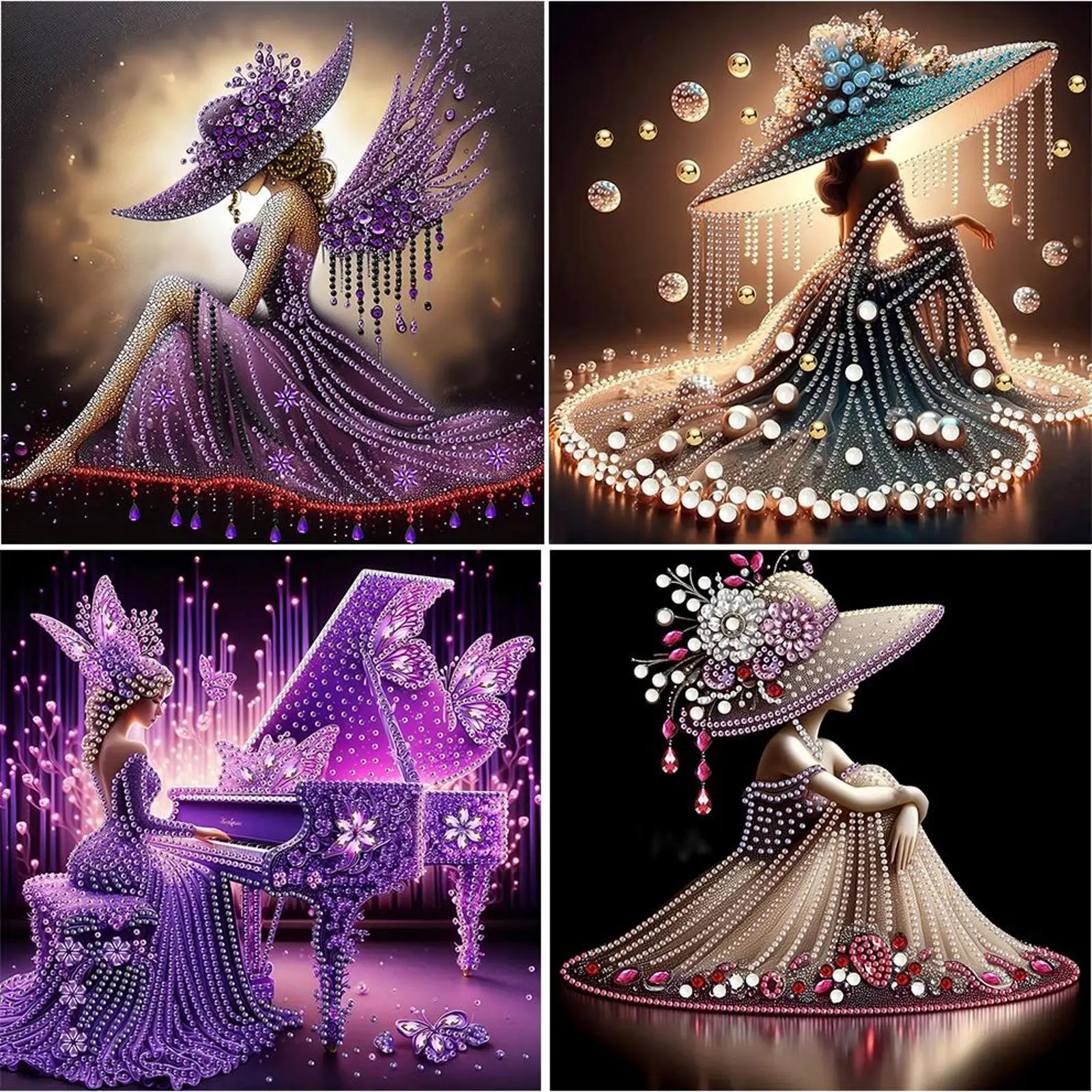 5D DIY Partial Special Shaped Drill Diamond Painting Kit Lady Decoration 30x30cm
5D DIY Partial Special Shaped Drill Diamond Painting Kit Lady Decoration 30x30cm