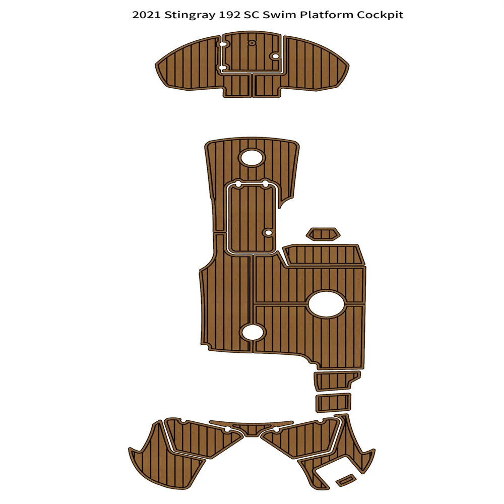 2021 Stingray 192 SC Swim Platform Cockpit Boat EVA Foam Faux Teak Floor Mat SeaDek MarineMat Gatorstep Style Self Adhesive
2021 Stingray 192 SC Swim Platform Cockpit Boat EVA Foam Faux Teak Floor Mat SeaDek MarineMat Gatorstep Style Self Adhesive