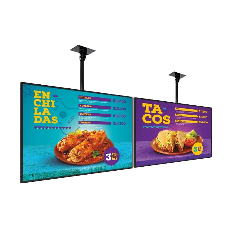 32 43 55 Inch 4K Android Media Player Indoor Display Restaurant Touch Order Screen Boards For Restaurants Digital Menu Board
32 43 55 Inch 4K Android Media Player Indoor Display Restaurant Touch Order Screen Boards For Restaurants Digital Menu Board
