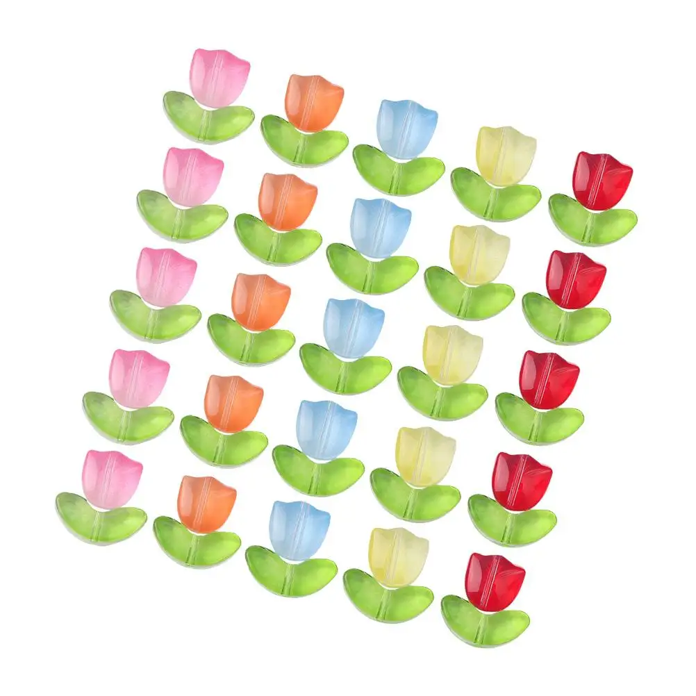 120 Pcs Beading Material Tulip Beads Translucent Spacer DIY Necklace Bracelets Crafts Jewelry Making Supplies Glass Lightweight
120 Pcs Beading Material Tulip Beads Translucent Spacer DIY Necklace Bracelets Crafts Jewelry Making Supplies Glass Lightweight