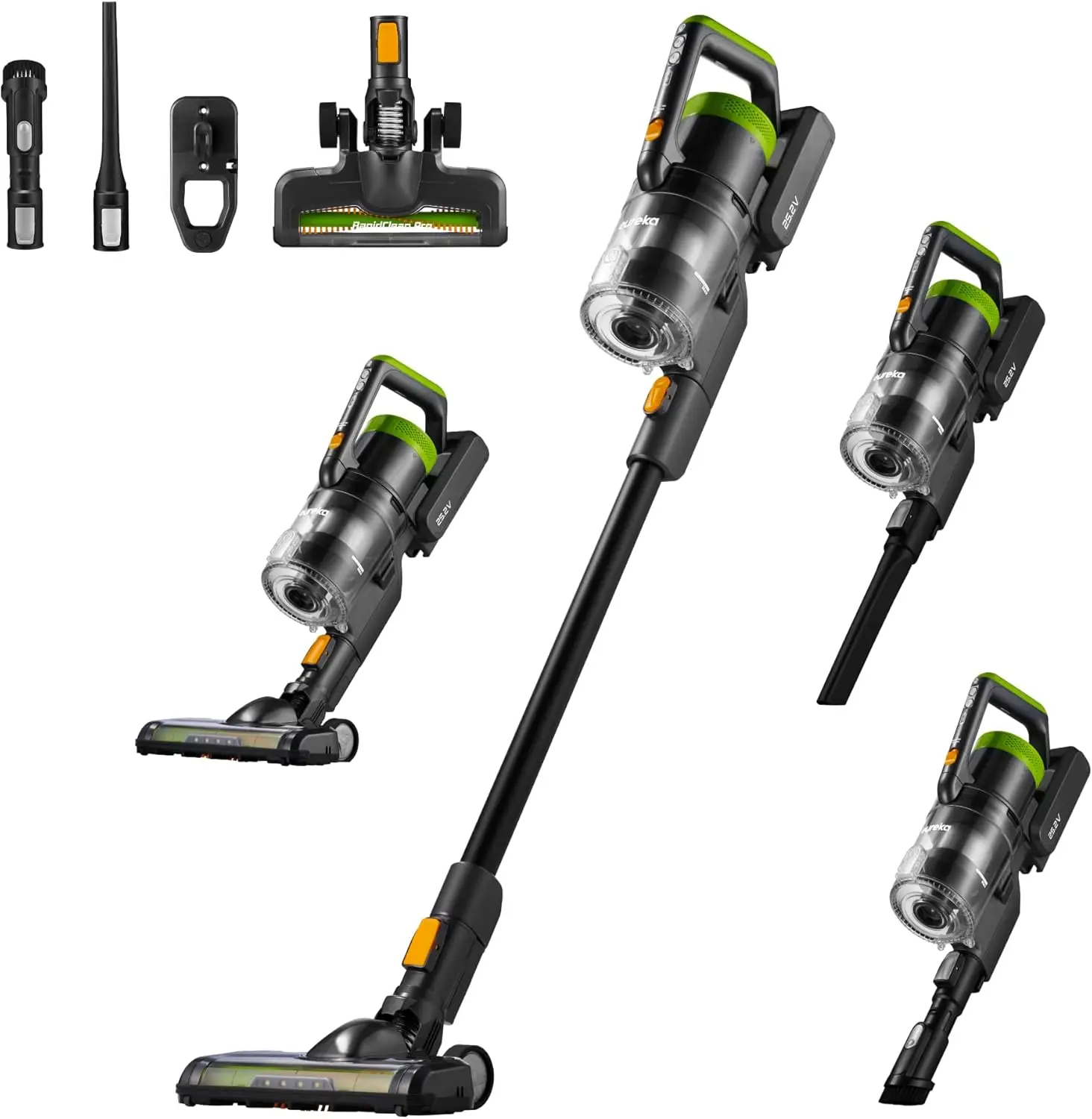 RapidClean Pro Cordless Vacuum Cleaner for Hard Floors, Lightweight Stick Vacuum with LED Headlights, Convenient Stick and
RapidClean Pro Cordless Vacuum Cleaner for Hard Floors, Lightweight Stick Vacuum with LED Headlights, Convenient Stick and