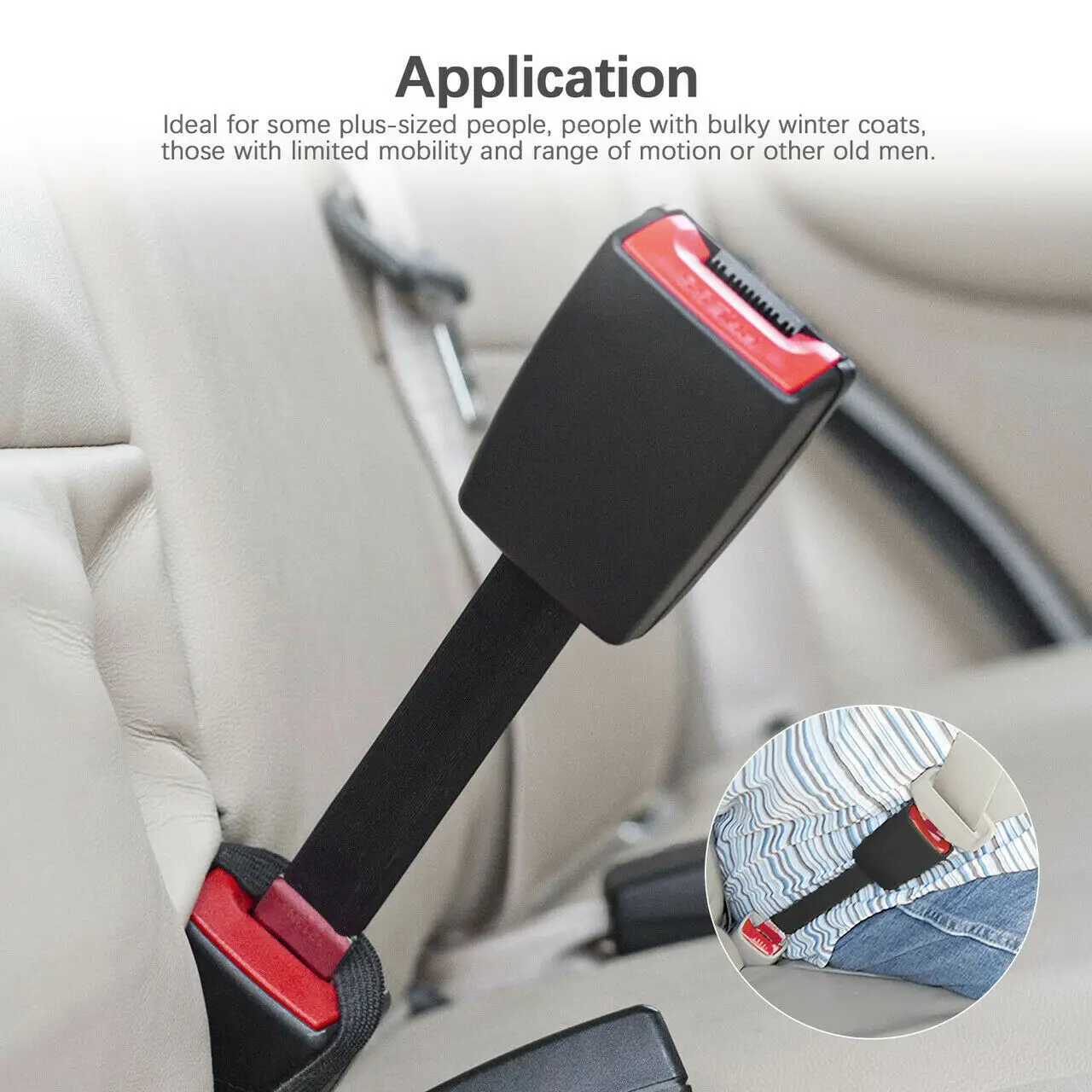 Seat Belt Extender Car Seat Belt Clip Adjustable Car Safety Belt for Pregnancy XAQDSP04
Seat Belt Extender Car Seat Belt Clip Adjustable Car Safety Belt for Pregnancy XAQDSP04