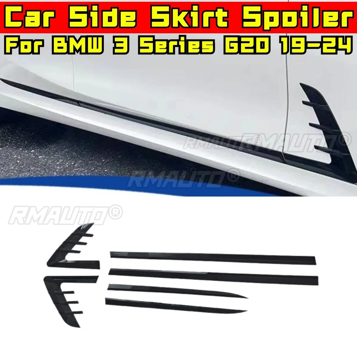 Car Side Skirt Lip Spoiler Extension Diffuser Guard For BMW 3 Series G20 2019-2024 Car Side Skirt Splitter Apron Car Accessories
Car Side Skirt Lip Spoiler Extension Diffuser Guard For BMW 3 Series G20 2019-2024 Car Side Skirt Splitter Apron Car Accessories