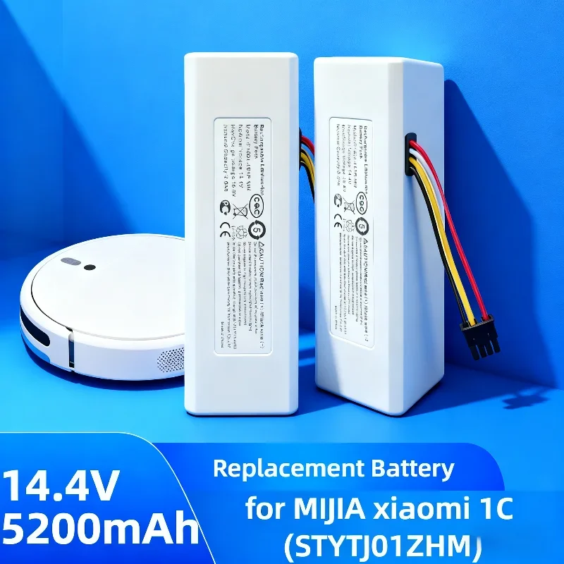 For Xiaomi Mijia 1C STYTJ01ZHM Robot Vacuum Mop Cleaner Original Battery 14.4V 2600mAh P1904 4S1P MM New Replacement Part
For Xiaomi Mijia 1C STYTJ01ZHM Robot Vacuum Mop Cleaner Original Battery 14.4V 2600mAh P1904 4S1P MM New Replacement Part